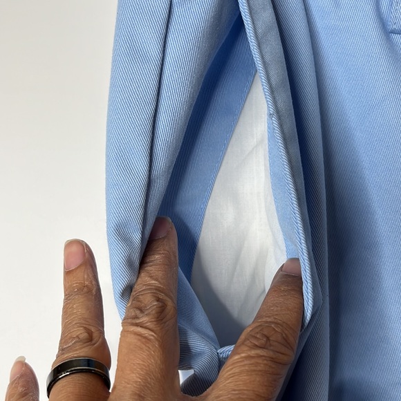 Izod American Chino Mens Pants Trousers Blue Pockets 36 x 30 - Picture 4 of 7